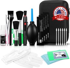 Paquete de 14 kit de limpieza de lentes de c mara para DSLR de fotograma. neuvo