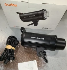 Godox SK400II-V 400Ws 5600K Studio Strobe Flash Monolight LED Modeling Lamp