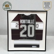 Luc Robitaille Signed Los Angeles Kings Jersey #20 – Framed NHL Autograph