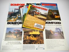 18x Original Prospekt Bomford Anbaugeräte f. Schlepper z.B. Schlüter Case Unimog