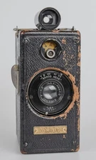 Ansco Memo Camera 1927 w/ Cinemat f/6.3 Lens, Both Cassettes - Film Tested!