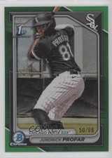2024 Bowman Chrome Prospects Green Refractor 50/99 Jurdrick Profar #BCP-218 s3g