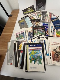 Tested Atari 2600 Video Game Console Lot With 90+ Games MANUALS and extras