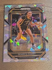 2023 Panini Prizm WNBA Dearica Hamby #89 Cracked Ice Sparks