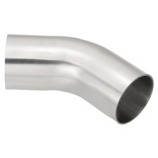 45 Degree Bend Elbow 2 38 Inch Od Steel Exhaust Pipe Intercooler Connector