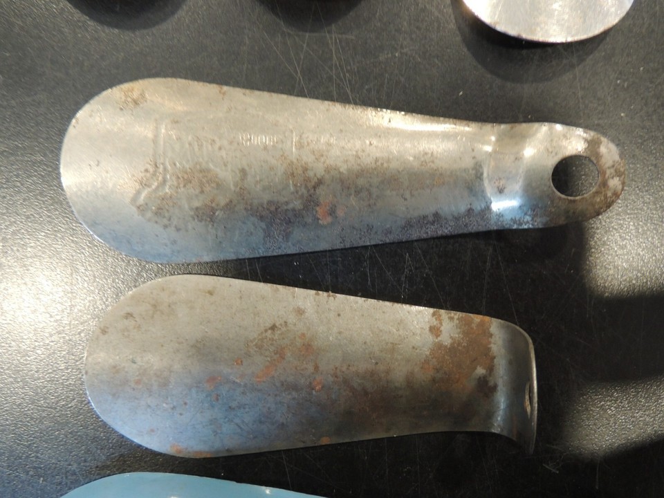 Shoe Horns Vintage Lot of Metal & Plastic Old Advertising Shoehorns eBay