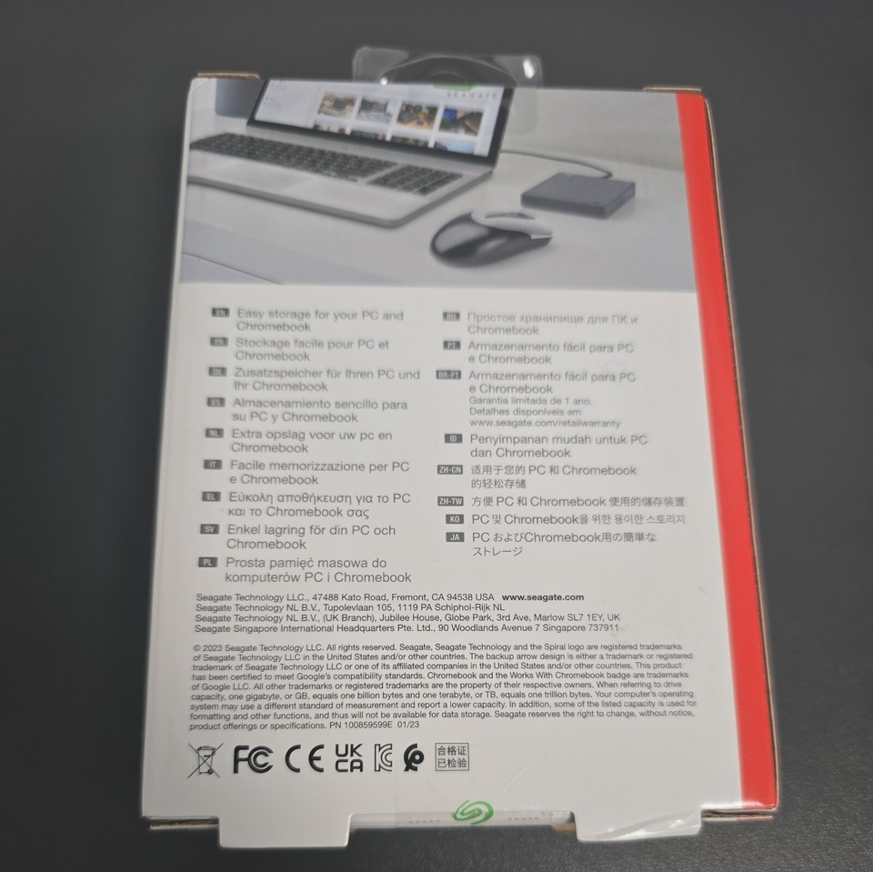 Seagate Basic 2TB USB 3.0 Black 2.5" Portable External Hard Drive