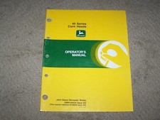 John Deere Used 40 Series Corn Head Operators Manual  A2