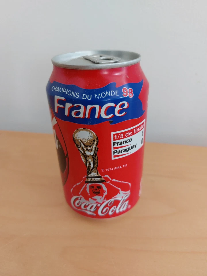 # Canette Coca-Cola 1/8 finale coupe monde football 98 # - Photo 1/1