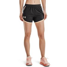 Under Armour Women's Fly-By 2. Logo Pull-On Athletic Shorts Charcoal L, 30 NWT