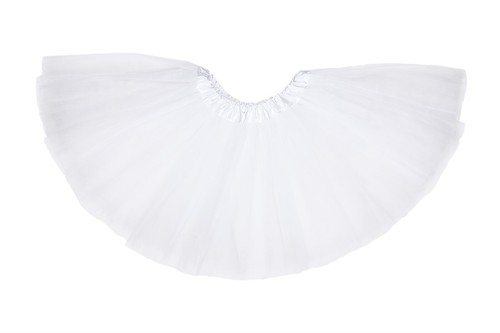 Girls Ladies White Tutu Skirt Halloween Angel Christmas Ballet Dance Fancy Dress
