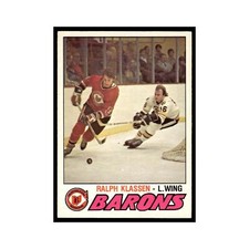 Ralph Klassen 1977 O-Pee-Chee #372 Cleveland Barons Hockey Card EX