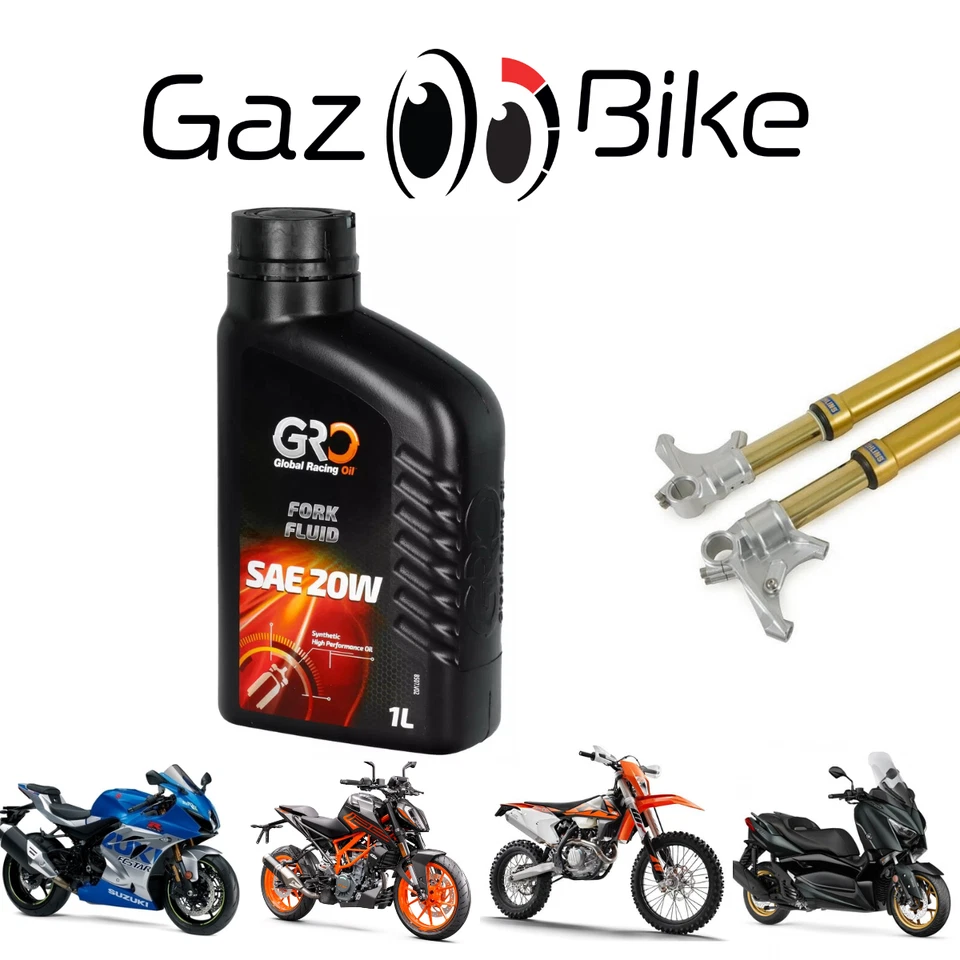 Huile de Fourche Moto/Cross/Scooter Global Racing Oil SAE 20W - Photo 1/1