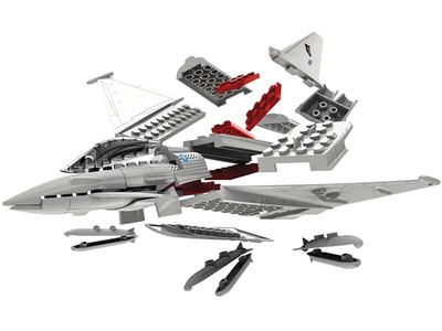 Skill 1 Model Kit Eurofighter Typhoon Snap Together Painted Plastic Model Airpla