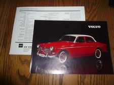1960 Volvo 122s Sales Brochureflyer Double Sided - Vintage - Sweden