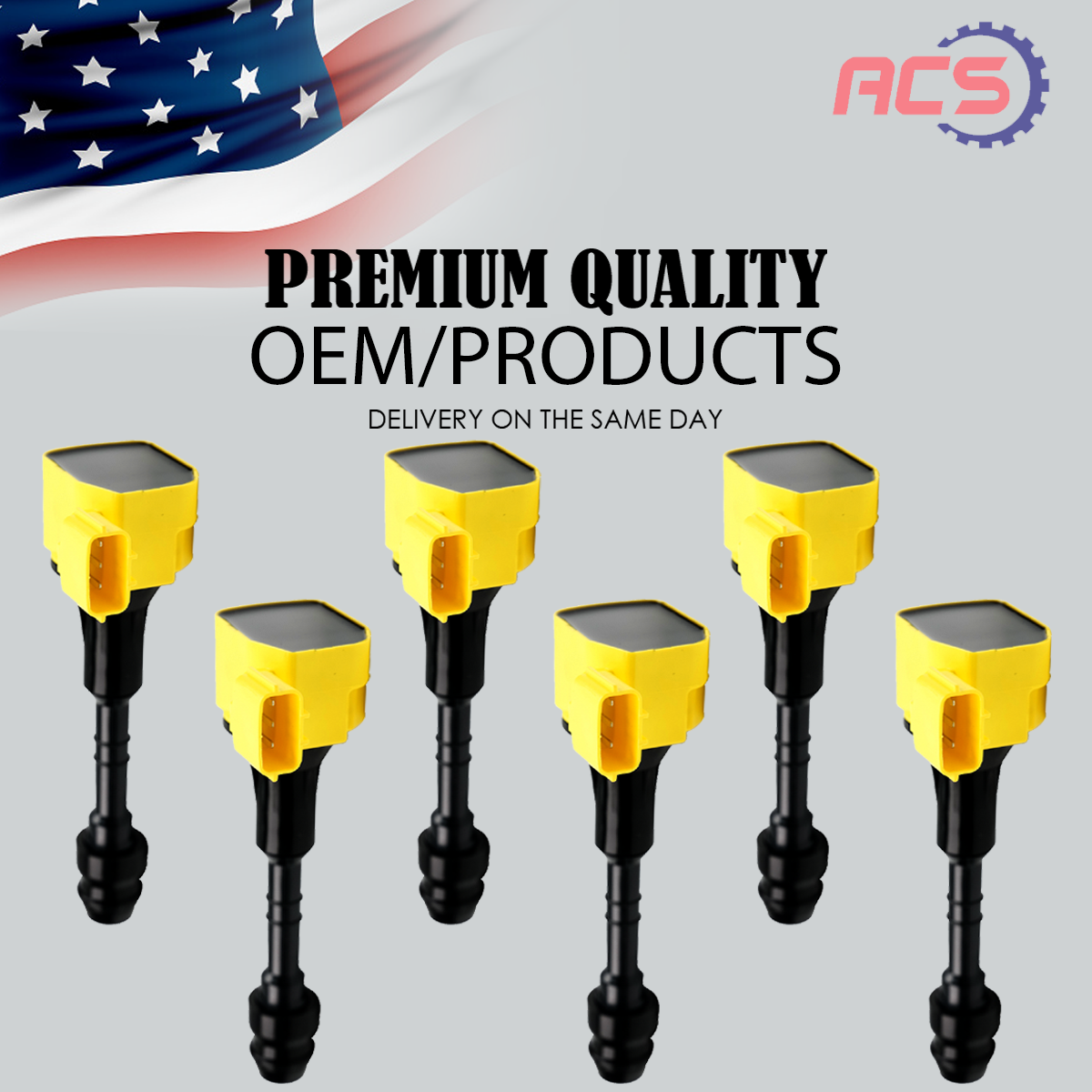 6 High Performance OEM Ignition Coil For Nissan Frontier Maxima Pathfinder UF349