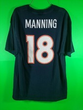 Denver Broncos Payton Manning 18 T-Shirt Size XL Navy NFL Football. . 20 