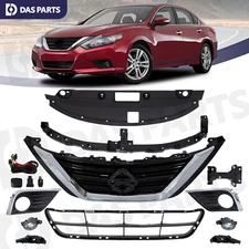 For 2016-2018 Nissan Altima Grille Assembly Fog Light Radiator Cover Bracket kit