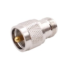 PL-259 UHF Male Plug to N-Type Female Jack RF Adapter Connector