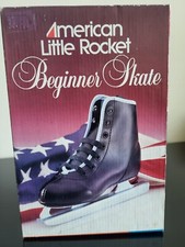American Little Rocket Beginner Skate In Box Boys Black- Blue Size 12