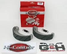 QUALITY WATER GROOVED Rear Brake Shoes & Springs for the 1978-1985 Honda ATC 70