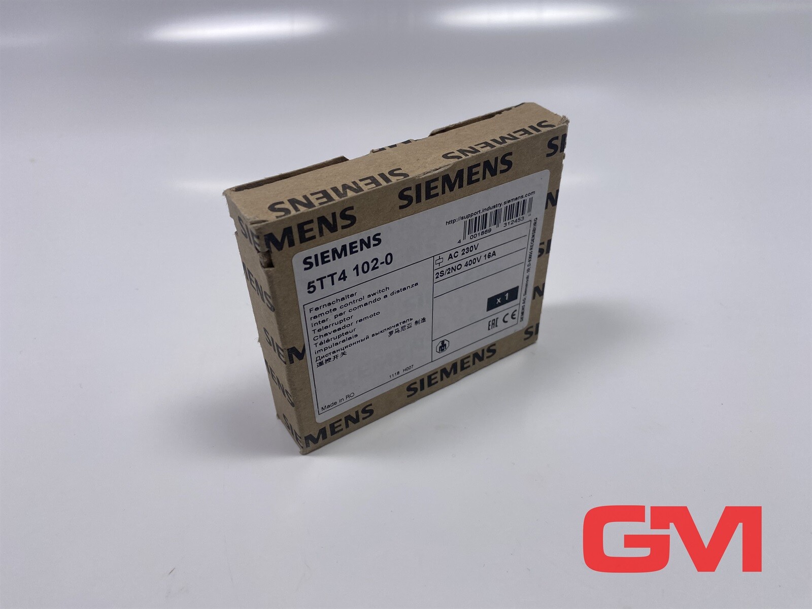 Siemens Remote Control Switch 5TT4102-0 2NO 230VAC 16AX 400VAC