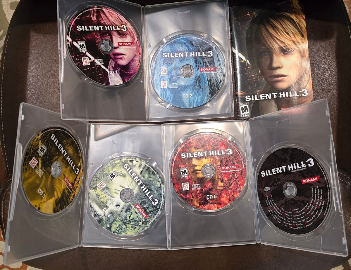 Silent Hill 3 - Windows PC Game CD Rom 6 DISC SET with Manual and 