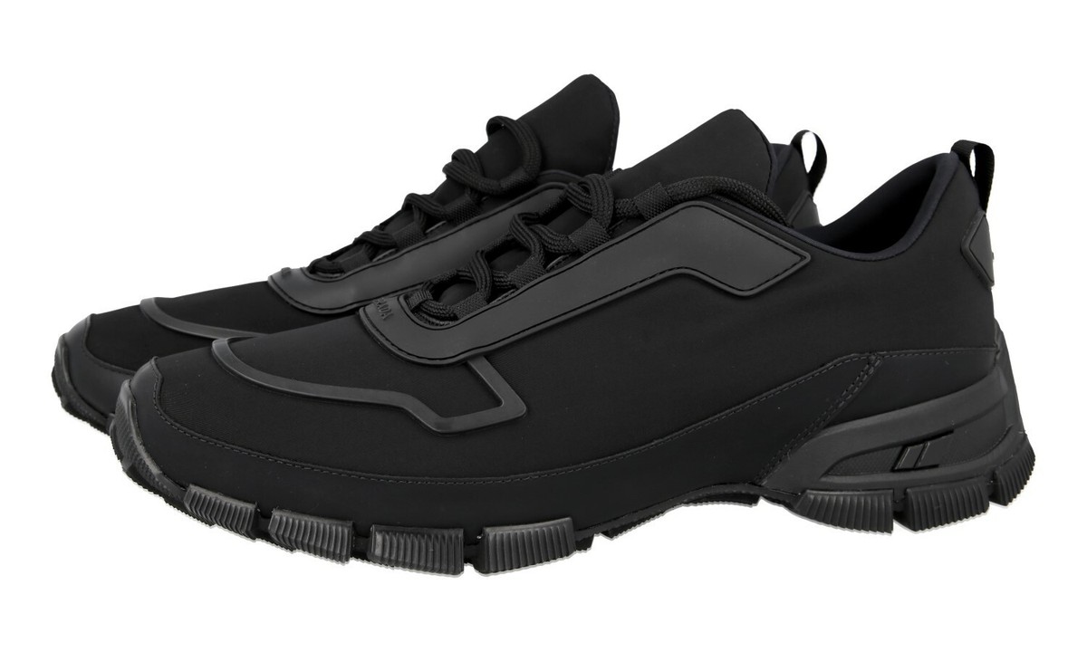 LUXURY PRADA CROSSSECTION SNEAKERS SHOES 4E3458 BLACK NEW US LUXURY PRADA CROSSSECTION SNEAKERS SHOES 4E3458 BLACK NEW US