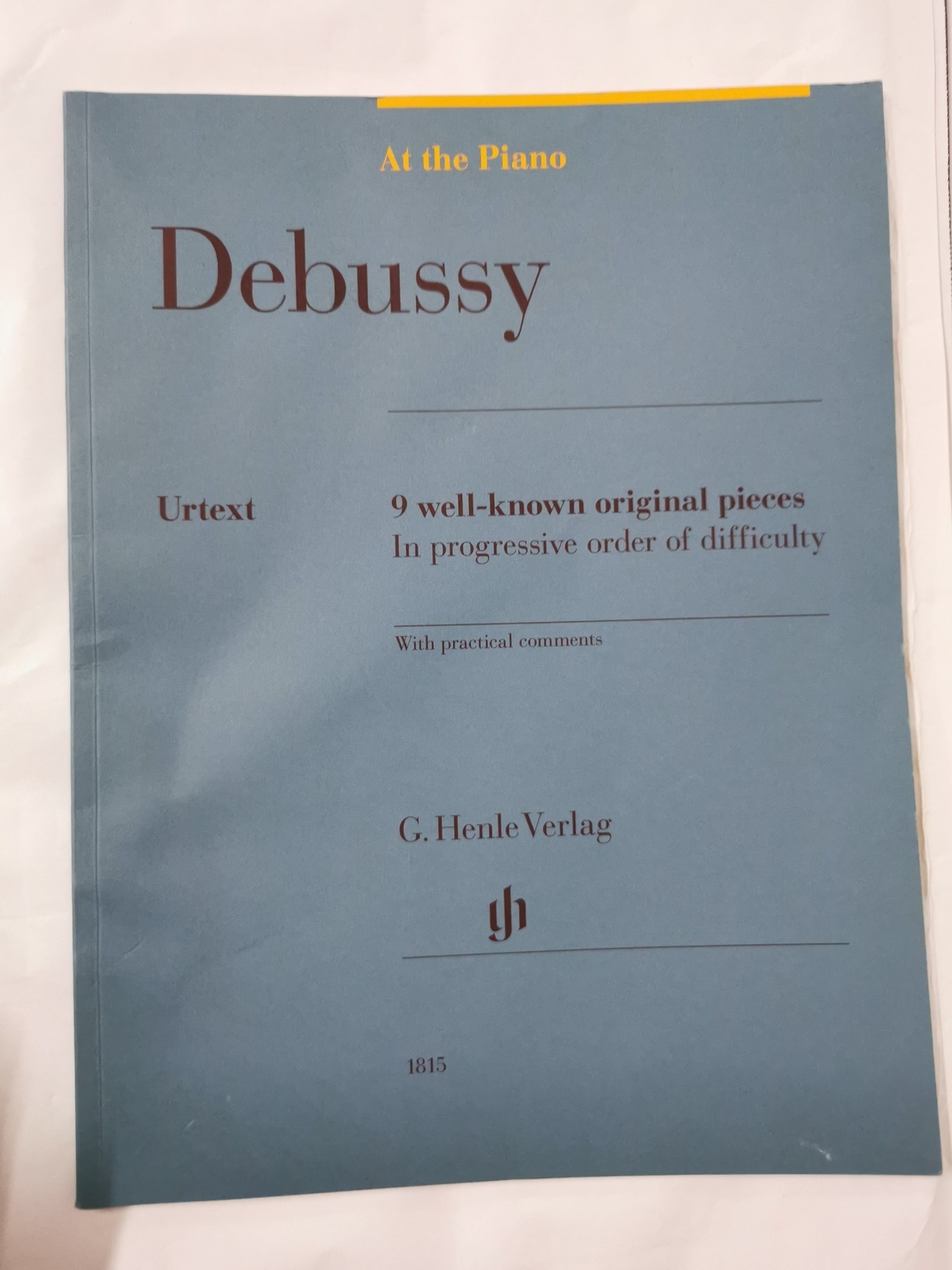At the Piano - Debussy: 9 well-known original pieces - Piano - Score - (HN 1815)
