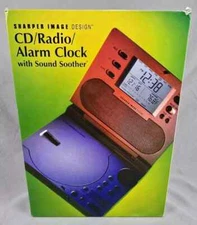 Sharper Image Portable CD/ AM-FM Radio Soother Sound Therapy SI585 MINT # 1839 u