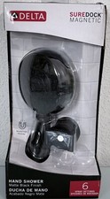 Delta Hand Shower 6 Spray Settings Matte Black Finish 75607BL