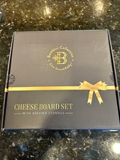 Bambüsi Cheese Board Set w/ Utensils – New in Box Never Used Gift Ready
