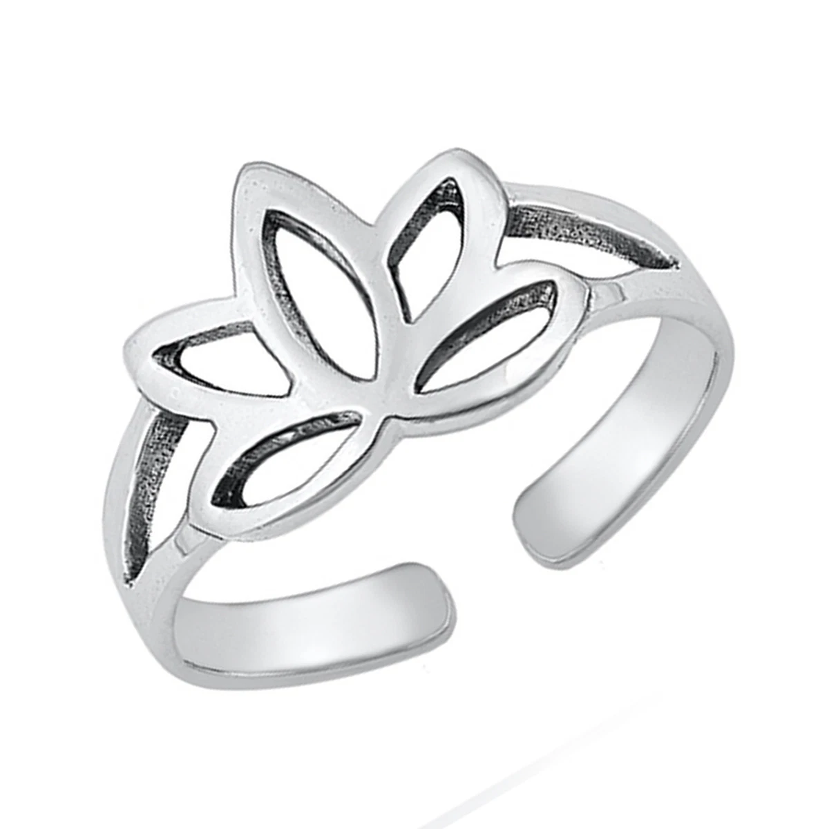 Lotus flower toe ring clearance