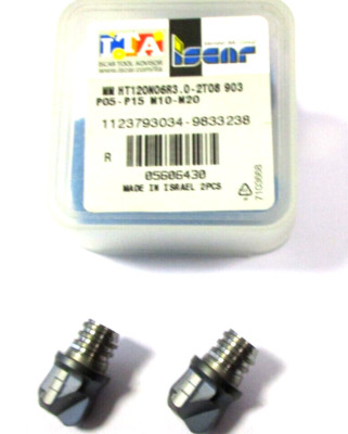 2x ISCAR VHM Einschraubfräser Ø12 R3 MM HT120N06R3,0-2T08  Multimaster H58317