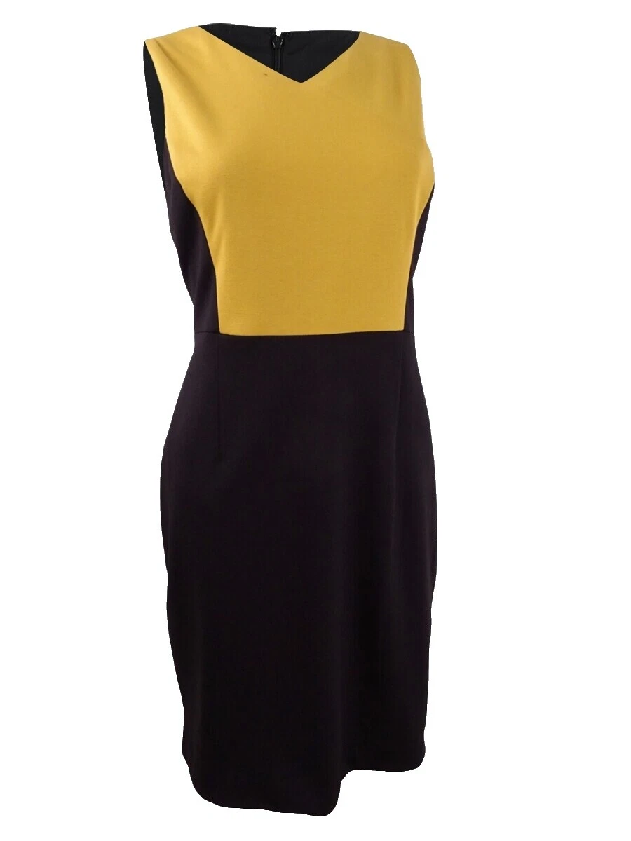 Vestidos de poliéster patrón sólido negocios Kasper para De mujer