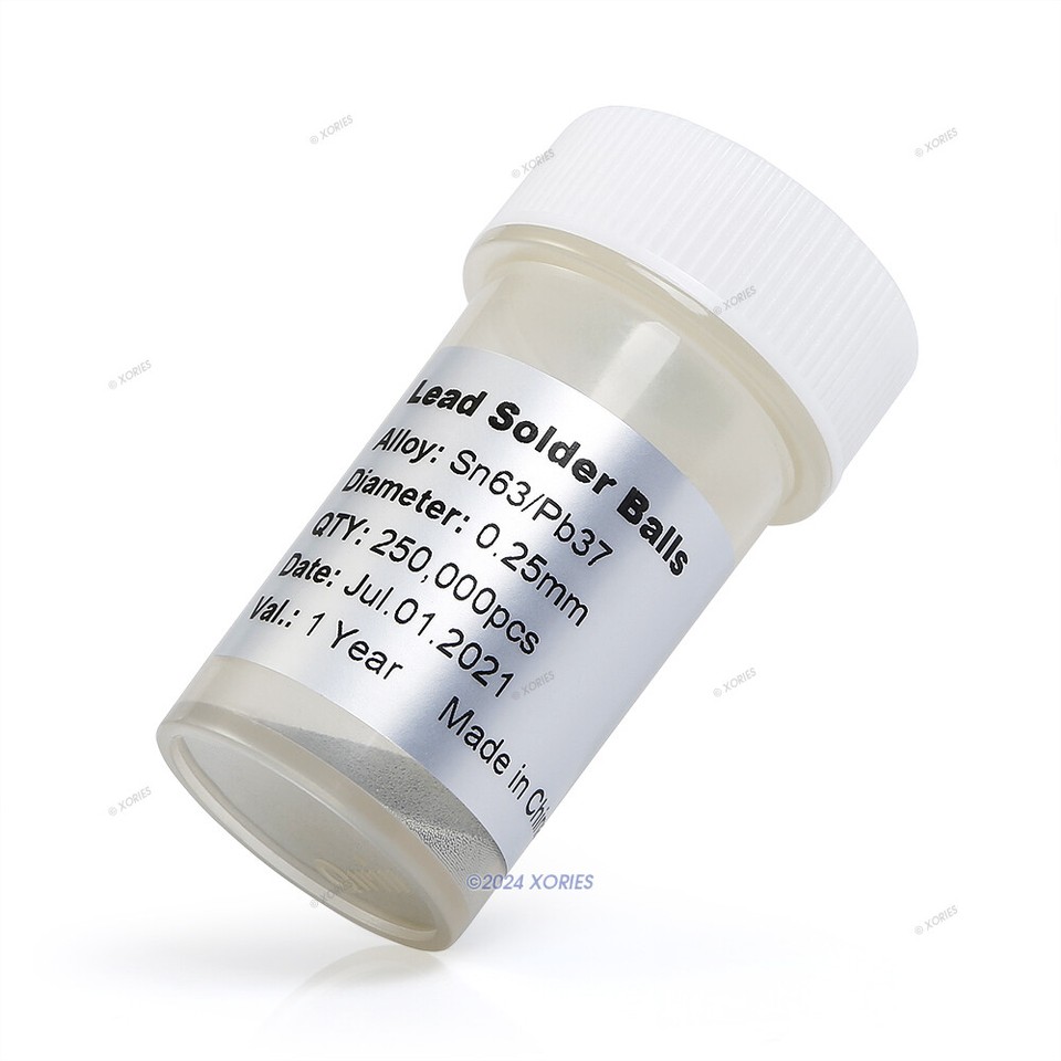 63/37 BGA Lead Solder Balls 0.25mm 250K for Soldering Repair eBay