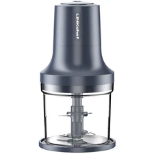 Food Chopper, 2 Cup Food Processor, 260W Power Grinder with 4 Bi-Level Blades