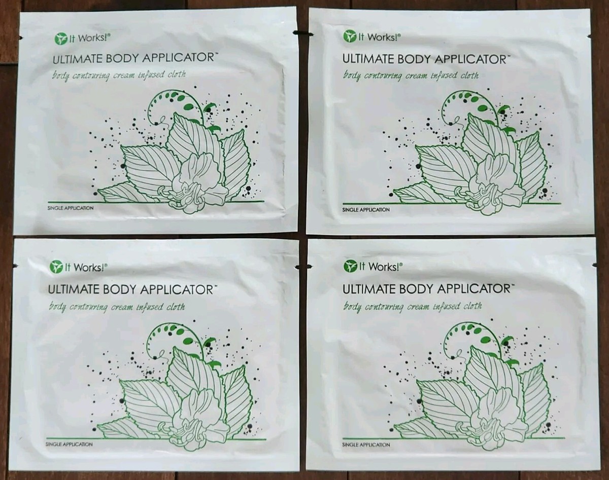 It WorksULTIMATE BODY APPLICATOR  4袋セット LIPO APPLICATOR BODY WRAP it works for ultimate inch lose 4