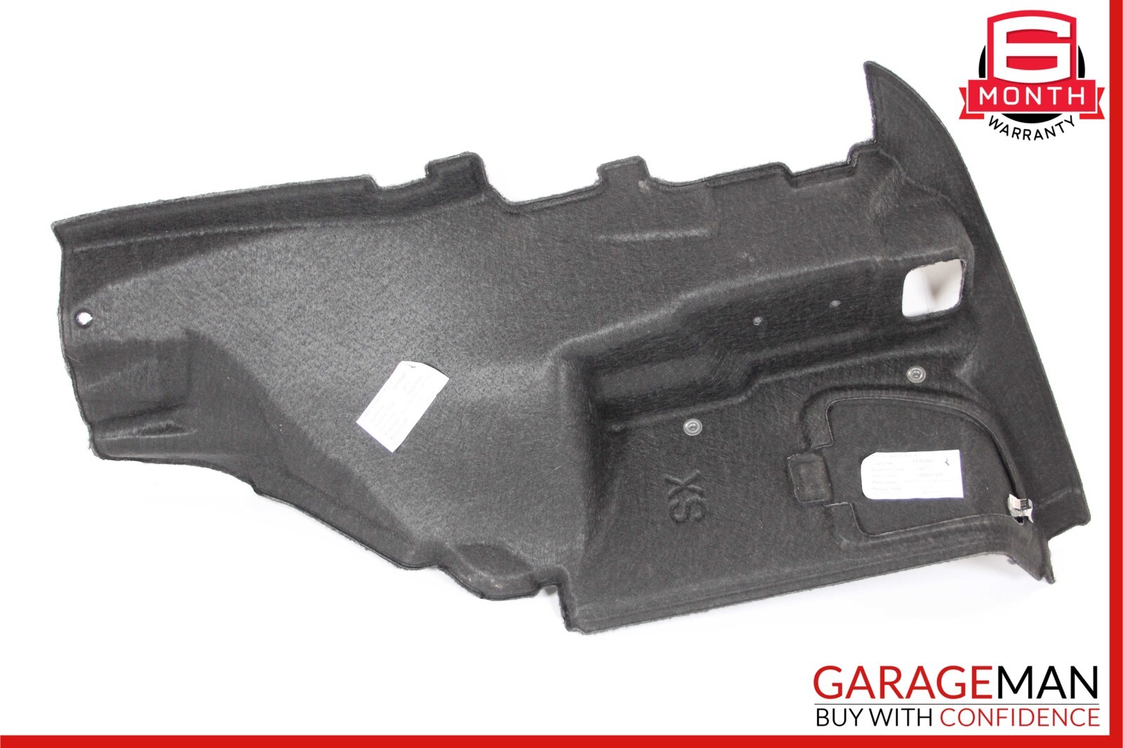15-18 Ferrari California Right Passenger Side Trunk Carpet Side Panel Cover