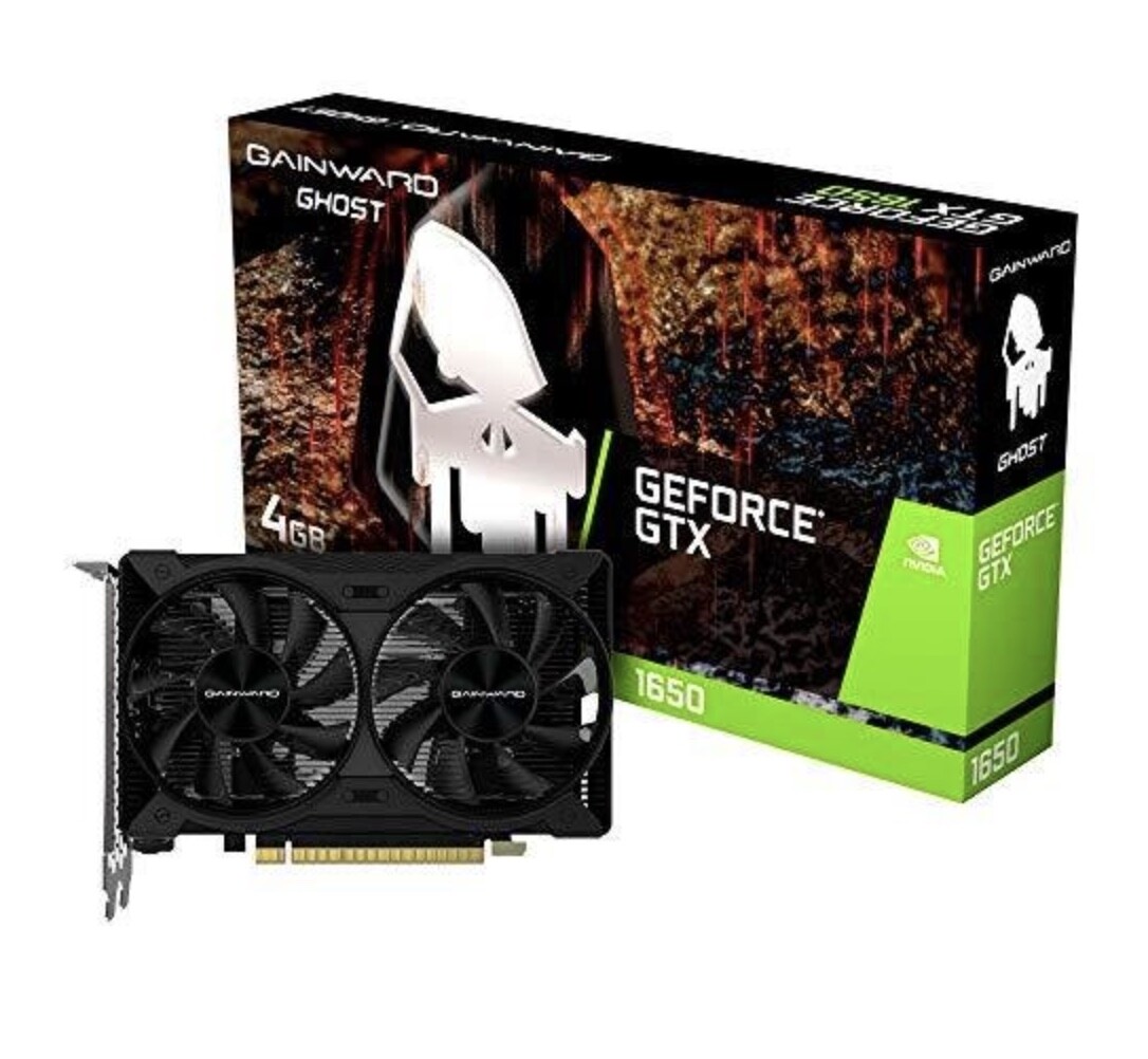 GAINWARD Video Card NVIDIA GeForce GTX 1650 D6 Ghost PCI-Exp