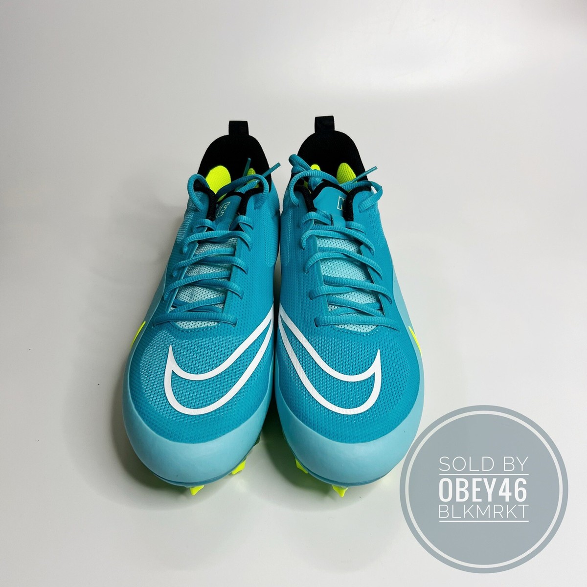 Nike Alpha Huarache 8 Pro LAX Lacrosse Cleats Turquoise  display picture 1