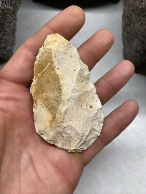 MLC s4091 Flint Celt Spade Knife Blade Arrowhead Monroe Co Illinois Artifact
