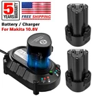 Battery / Charger For Makita 10.8V BL1014 BL1013 Li-ion 194551-4 195332-9 DC10WA