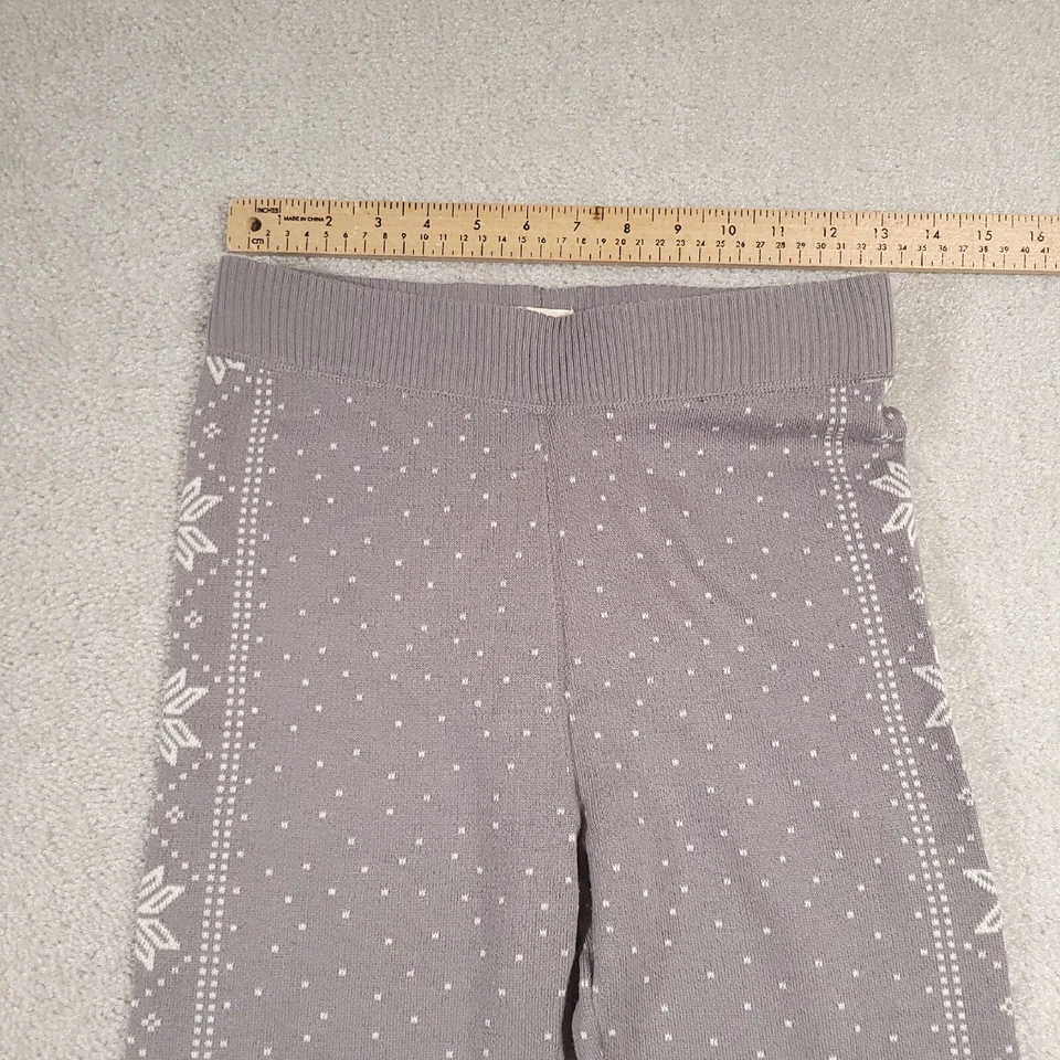 SO Leggings Para Mujer Gris Medio Tejido Estampado Copo de Nieve Cálidos Foto 4 de 4