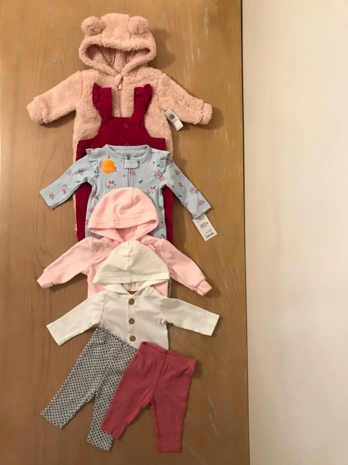 Carter's, Others, Infant Girls Clothing Lot of 7 (2 New) Size 0-3, & 3 Months