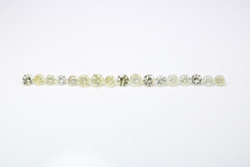 1.19 CT Light Yellow Mix Round Brilliant Cut Natural Diamond For Engagement Ring - Picture 6 of 7