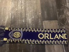 MLS Orlando City SC Reversible Scarf 64" x 7" Ruffneck Unisex (Purple Gold) NEW