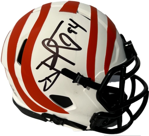 DOMATA PEKO SIGNED AUTOGRAPH CINCINNATI BENGALS FOOTBALL MINI HELMET NFL JSA !
