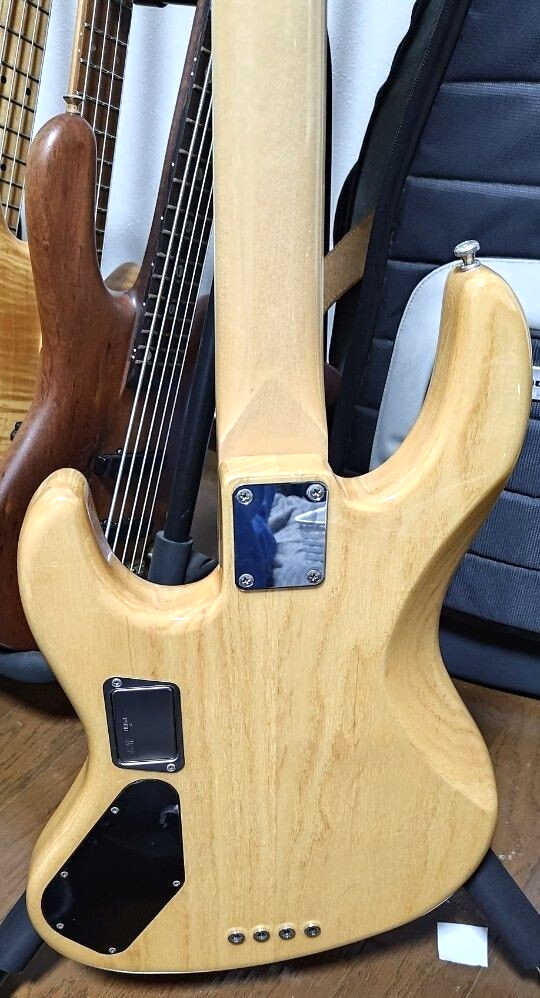 ベース EDWARDS E-AM-135AM/M Edwards by ESP Amaze Active Jazz Bass E-AM-135AM/M Natural
