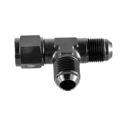 10AN Aluminum T Swivel On Run, Male Female AN Flare 10/10/10 Junction Fitting
